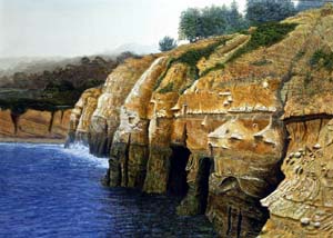 cliff of la jolla
